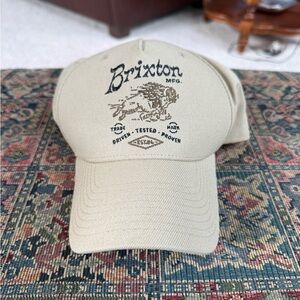 Brixton Tan Logo Cap